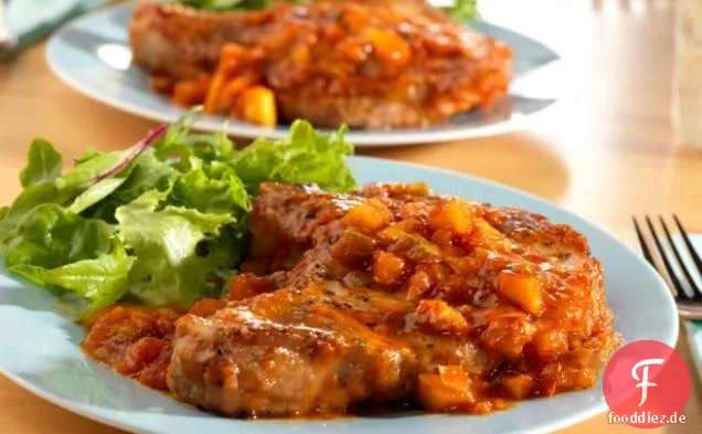 Pikante Schweinekoteletts