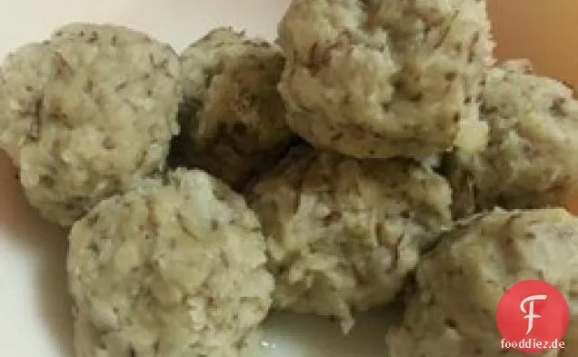 Geriebene Kartoffelknödel
