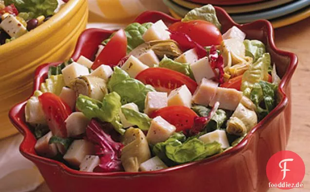 Türkei & Artischocke geworfen Salat