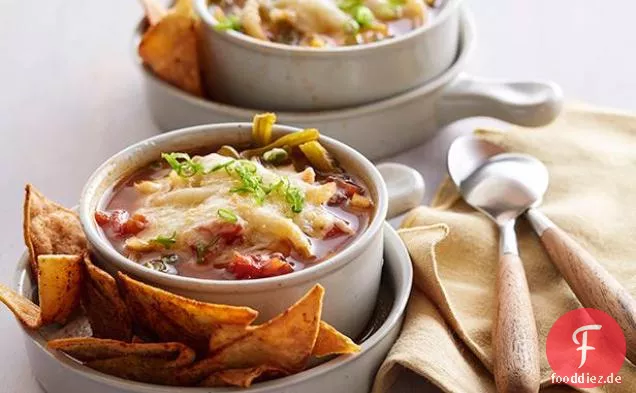 Würzige Fajita-Suppe