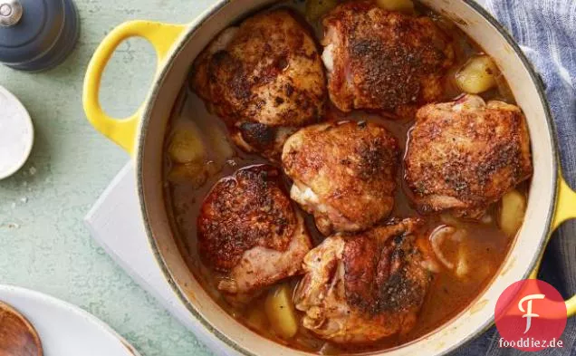 Geschmortes Paprika-Huhn