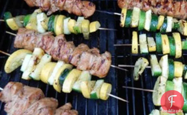 Slayers süße, würzige und würzige Kabobs