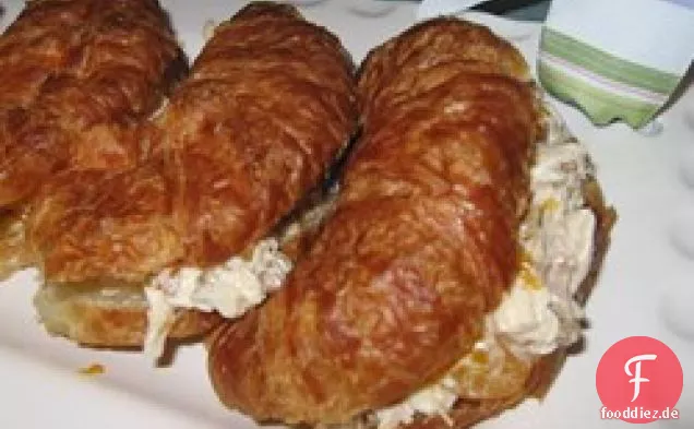 Gebratener Hühnersalat beißt