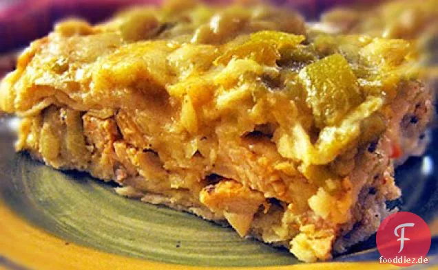 Huhn und Artischocke Enchilada Backen