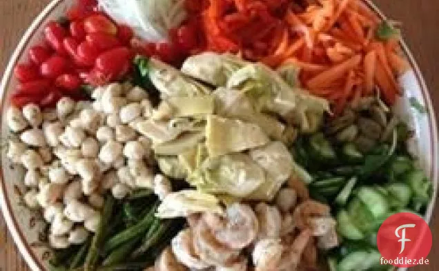 Garnelen-Garten-Salat