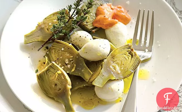 Baby-Artischocken Antipasti
