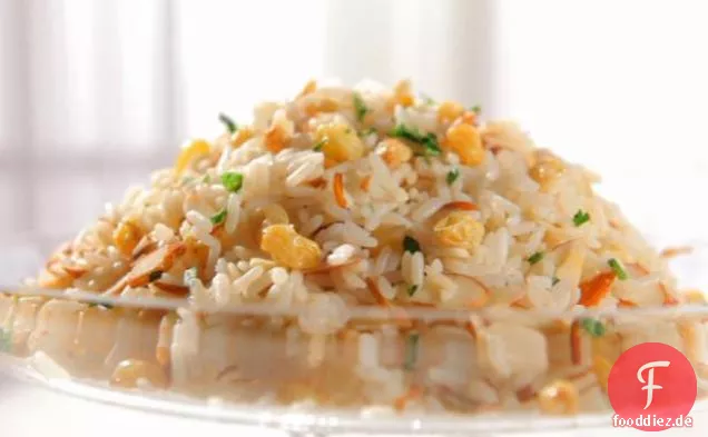 Chardonnay-Reis mit Goldenen Rosinen