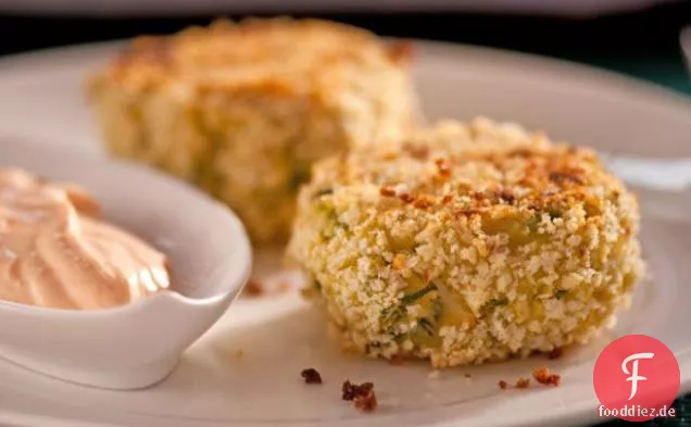 Krabbenkuchen mit würziger Sahne