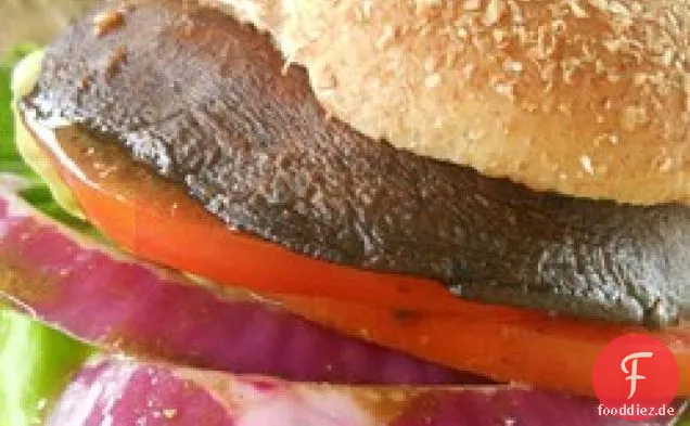 Herzhafte Portobello Pilz Burger