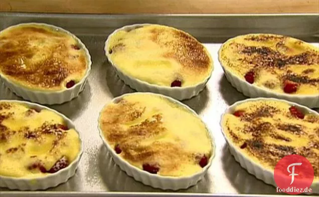 Frische Himbeer-Gratins