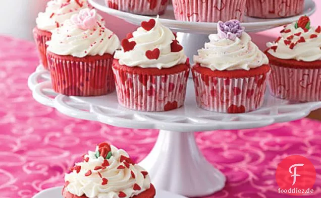 Roter Samt Cupcakes