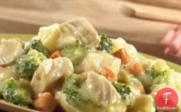 2-Schritt-Inside-Out Chicken Pot Pie