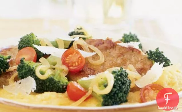 Geschmorter Brokkoli mit Putenwurst