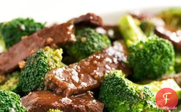 Brokkoli Rindfleisch Rühren Braten