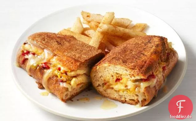 Tofu Kubanische Sandwiches Mit Jicama-Sticks