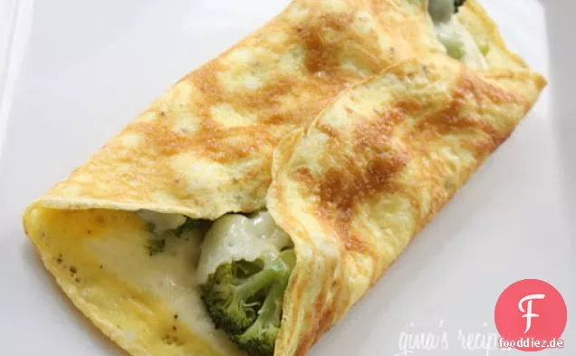 Brokkoli und Käse Omelett