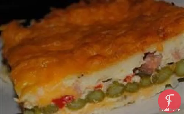 Cheddar-Speck-Spargel-Schichten