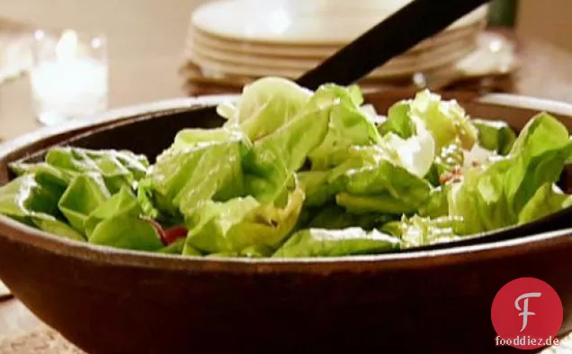 Bibb und Rettichsalat mit Speckdressing