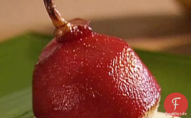 Wein Pochierte Seckel Birnen