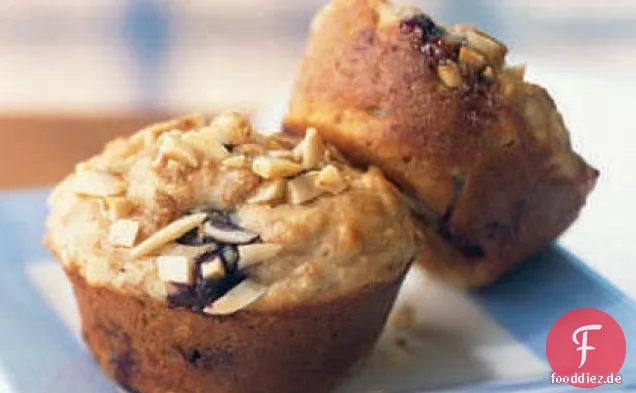 Heidelbeer-Power-Muffins mit Mandel-Streusel