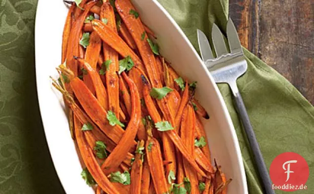 Karotten gebraten mit geräuchertem Paprika