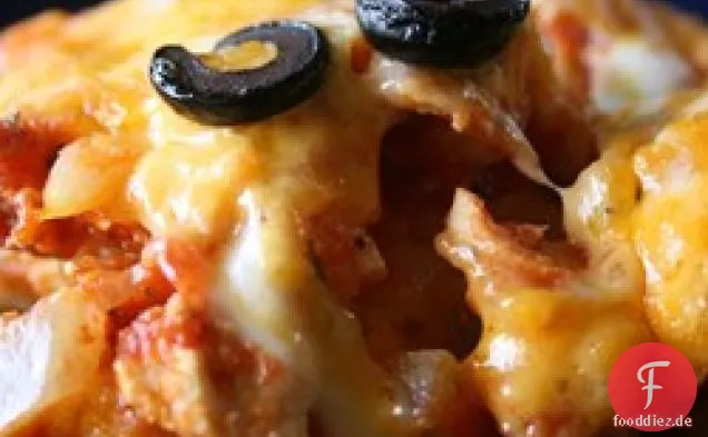 Südwestliche Hähnchen-Lasagne