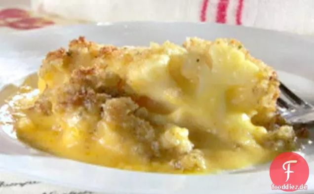 Käsige Blumenkohl-Gratin