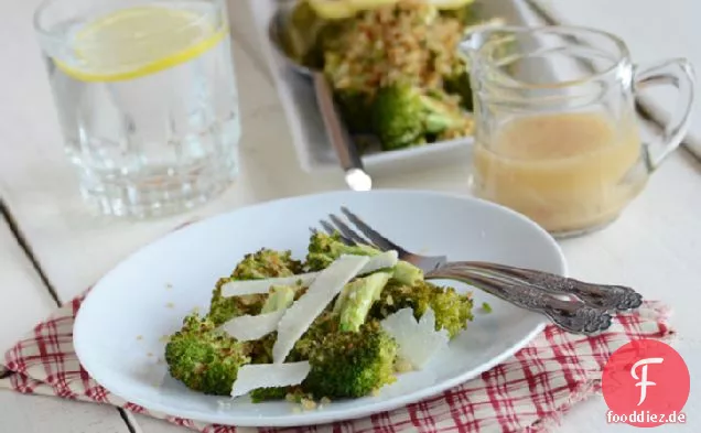 Italienischer Dressing-inspirierter gerösteter Brokkoli