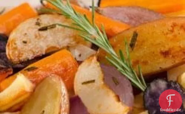 Becel® Knoblauch und Rosmarin Geröstetes Wurzelgemüse