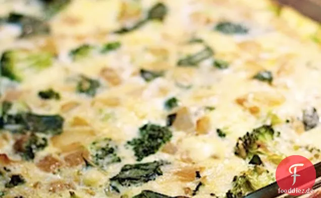 Brokkoli Frittata Für eine Menge