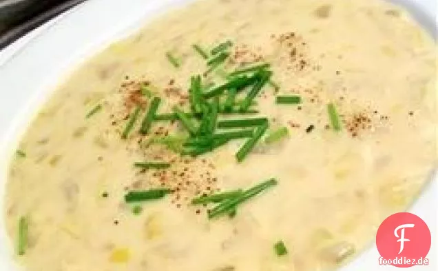 Geröstete Knoblauchsuppe