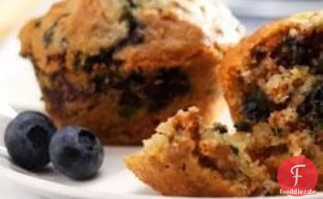 Heidelbeer-Kleie-Muffins