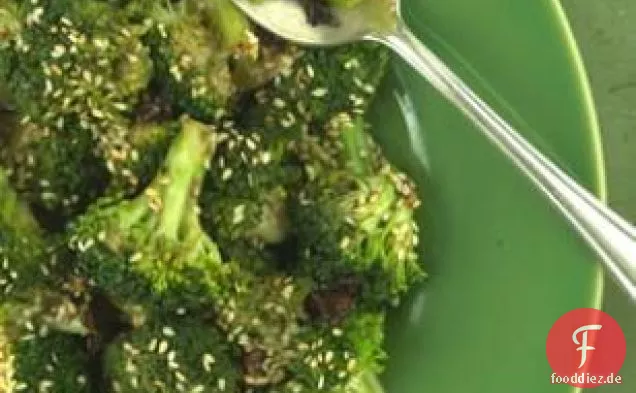 Brokkoli mit schwarzer Bohnen-Knoblauch-Sauce
