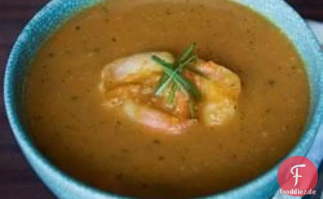 Würzige Kürbis-Garnelen-Suppe der Marke LACTAID®