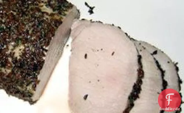 Schweinelende mit Kümmelkruste