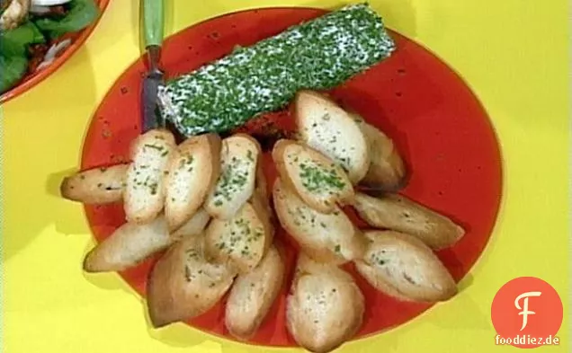 Kräuter- und Ziegenkäsetoast