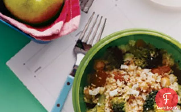 Couscous-Salat Mit Brokkoli Und Rosinen