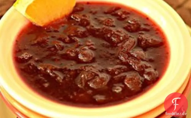 Apfelwein-Cranberry-Sauce