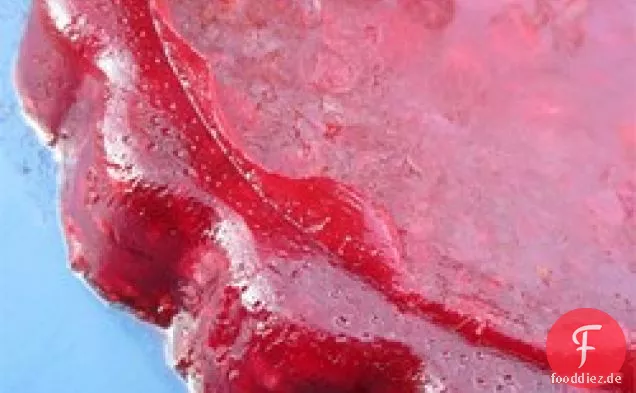 Cran-Himbeer-Gelatine-Form