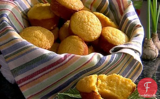 Sauerrahm-Zitronen-Honig-Mais-Muffins