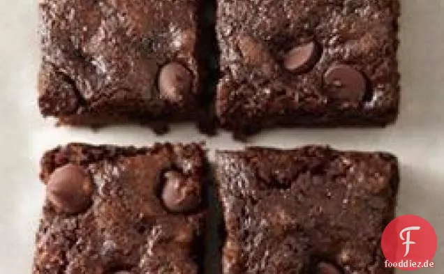Vollkorn, Dunkle Schokolade Zucchini Brownies