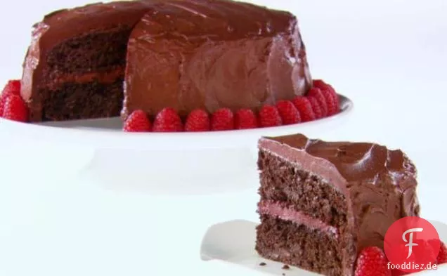 Schokoladen-Himbeer-Schichtkuchen
