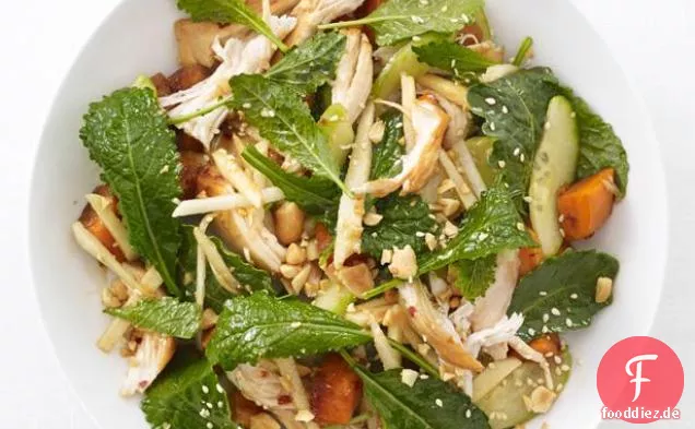 Kale-Sesam-Hühnersalat