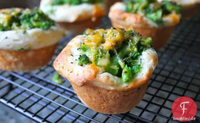 Brokkoli-Cheddar-Keks-Muffin-Rezept