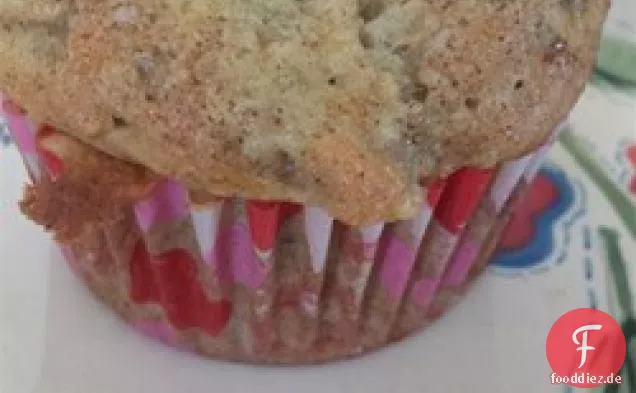 Healthier Banana Crumb Muffins