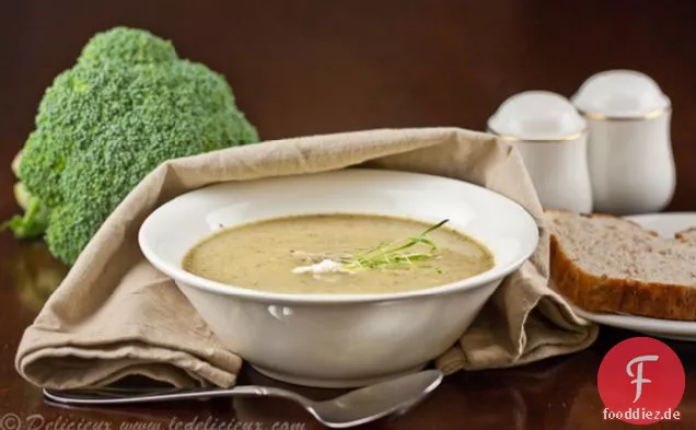 Gebratener Apfel & Brokkoli Suppe