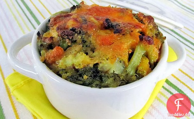Brokkoli Und Blumenkohl Au Gratin