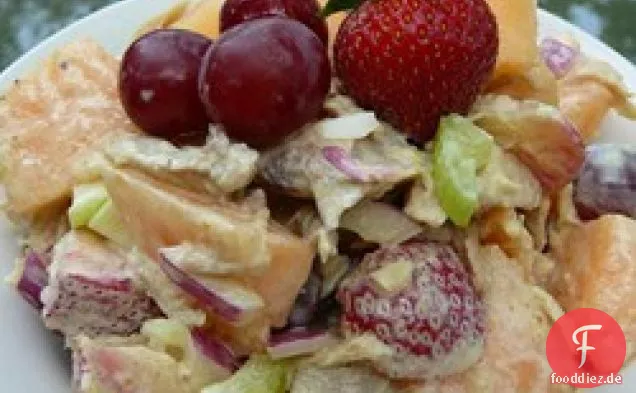 Hühnchen-Melonen-Salat