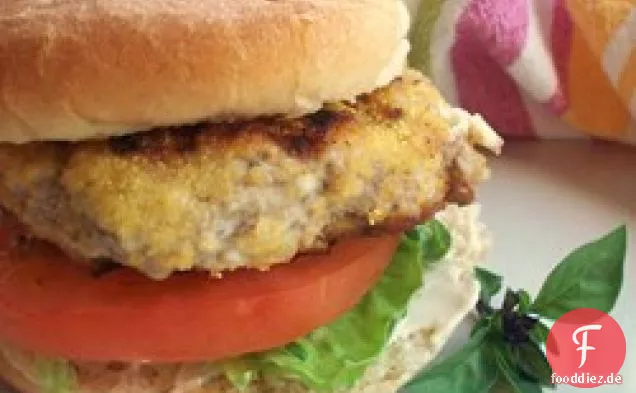 BBQ Feta und Hot Banana Pepper Türkei Burger