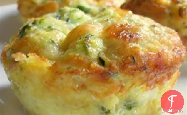 Zucchini-Lauch Frittata Tassen
